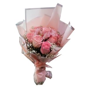 Ramo de rosas color rosado