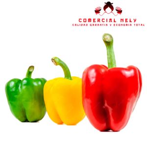 Bandeja de pimiento de colores
