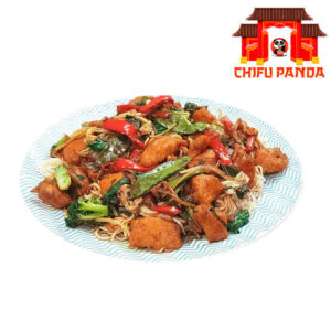 CHAUFA ESPECIAL CON TALLARIN SALTADO ESPECIAL (RES POLLO CERDO)