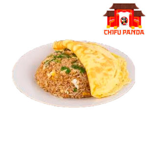 TORTILLA DE POLLO CON CHAUFA